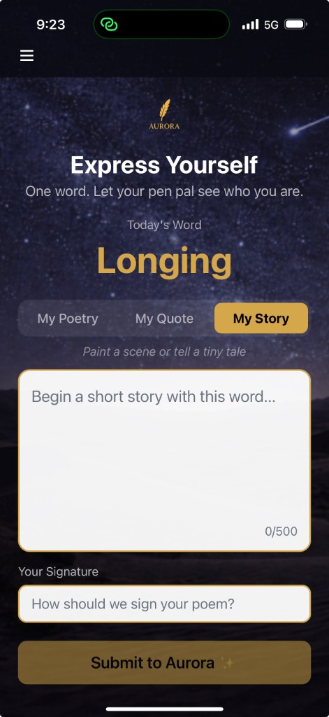 Express Yourself — daily word challenge