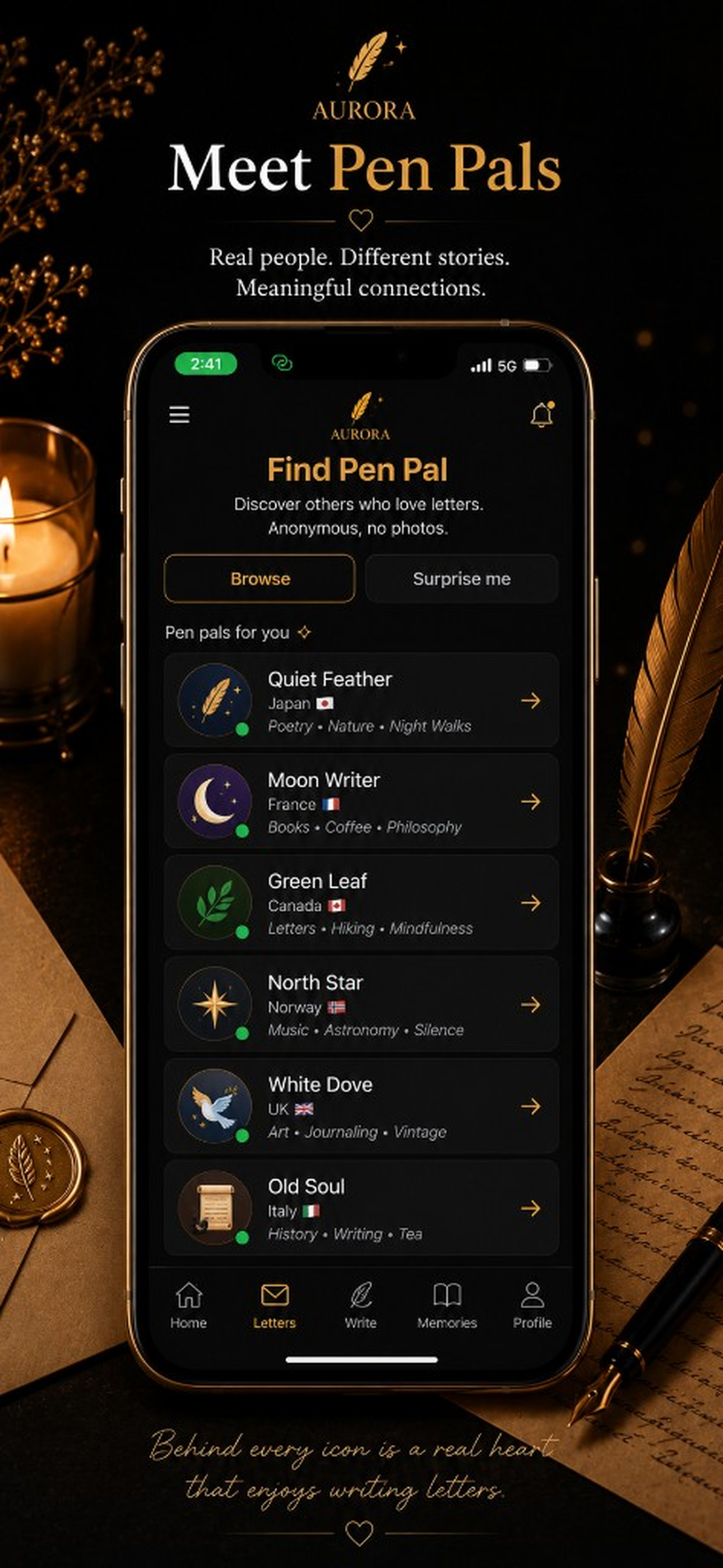 Meet pen pals